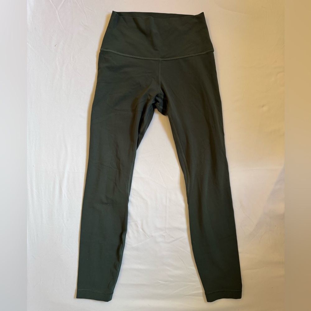 Lululemon Align High Rise 25” Leggings Dark Green Size 4 Yoga Pants